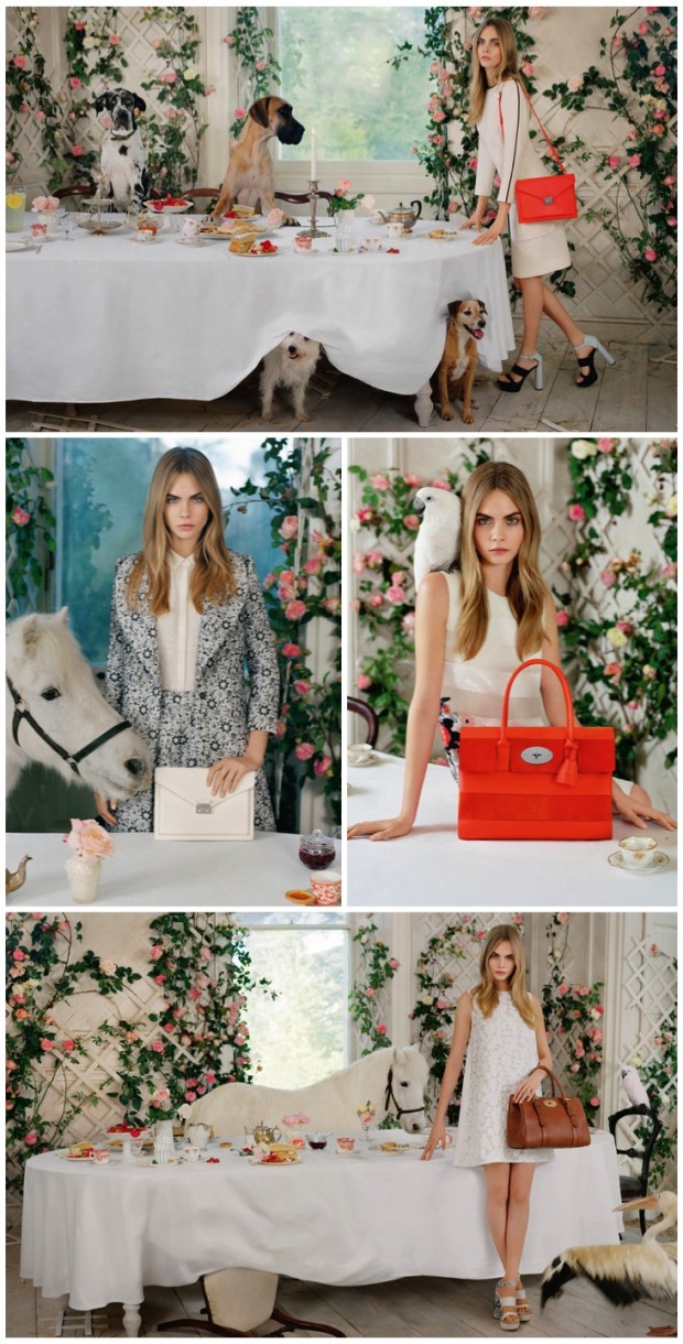 mulberry spring:summer cara delevigne